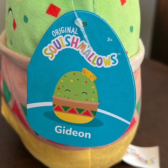 Squishmallow 10” Gideon Guacamole AUTHENTIC Kellytoy Soft Plush Toy - Picture 7 of 12